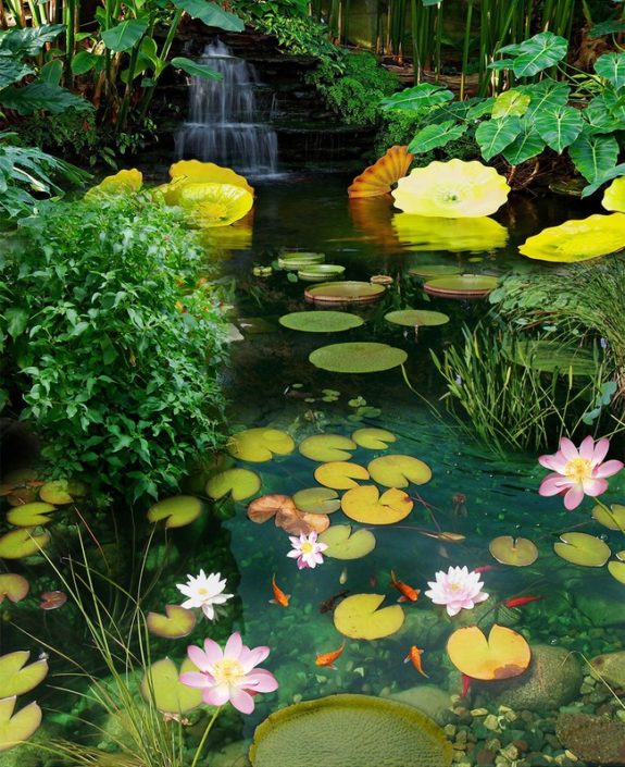 revetement-sol-paysage-zen-petite-cascade-tropicale-